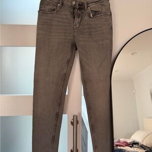 Zara Stone Gray Skinny Jeans